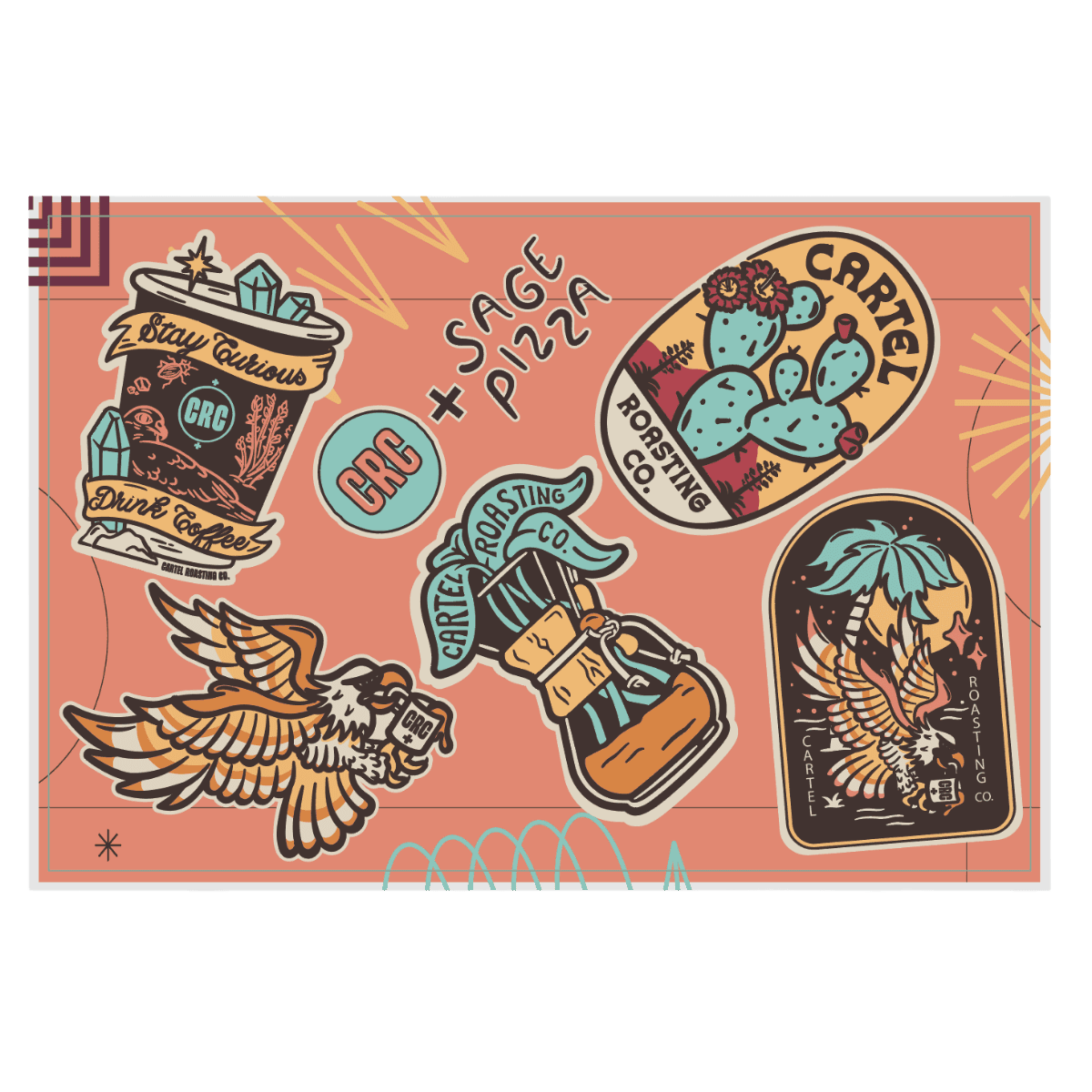 Sticker Sheet By SagePizza