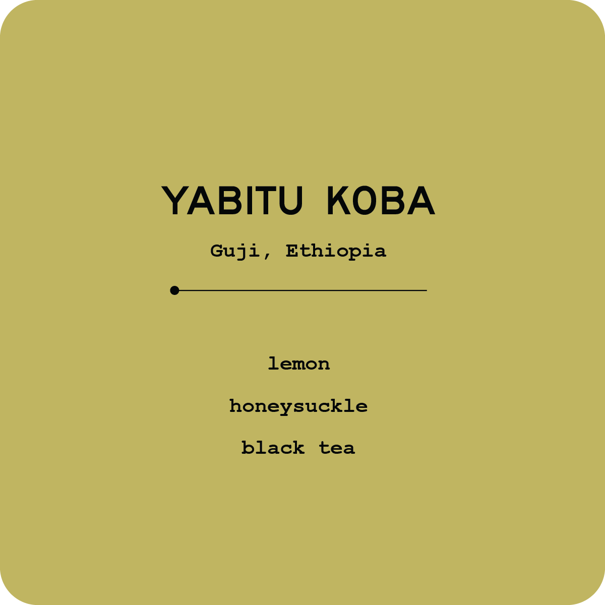 Yabitu Koba Washed - Ethiopia by Ultimo Coffee