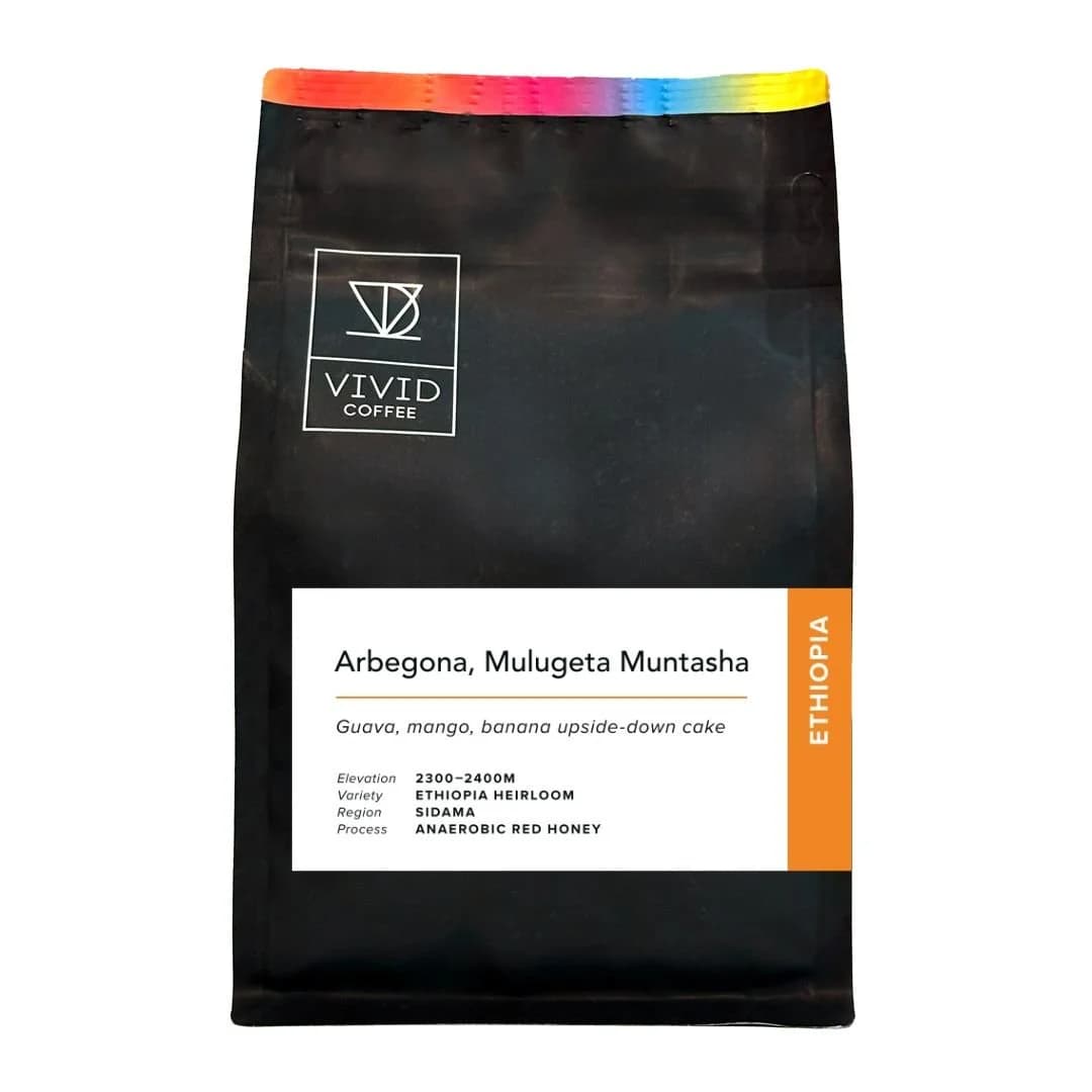 Mulugeta Muntasha, Ethiopia - Anaerobic Red-Honey by Vivid Coffee